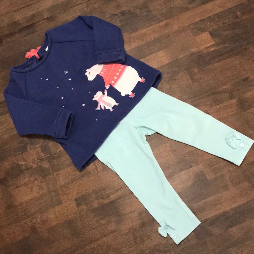 Gymboree Polar Bear outfit - size 18-24 months